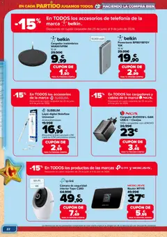 Vista previa Carrefour Electroverano válido desde el 09.06.2026 | Página: 22