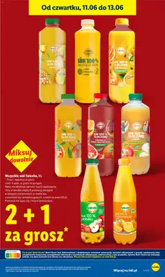 Pogląd oferty "Sok 100 % tłoczony na zimno JABŁKO POMARAŃCZA MANGO, Sok 100 % tłoczony na zimno JABŁKO POMARAŃCZA MANGO" - ważna od 11.06.2026 | Strona: 27