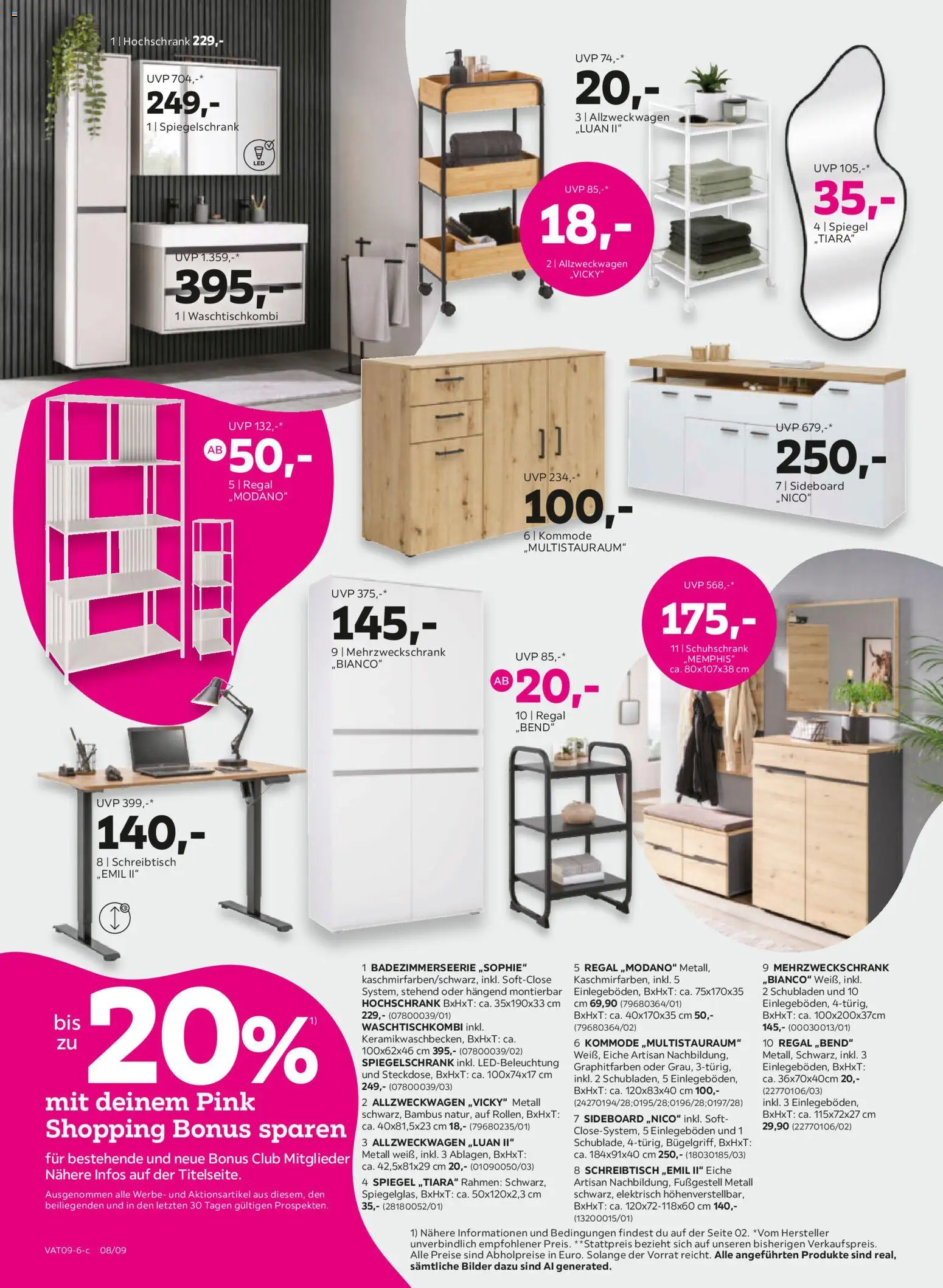 Mömax Prospekt aktuell gültig ab 22.09.2026 | Seite: 8 | Produkte: Kommode, Regal, Spiegel
