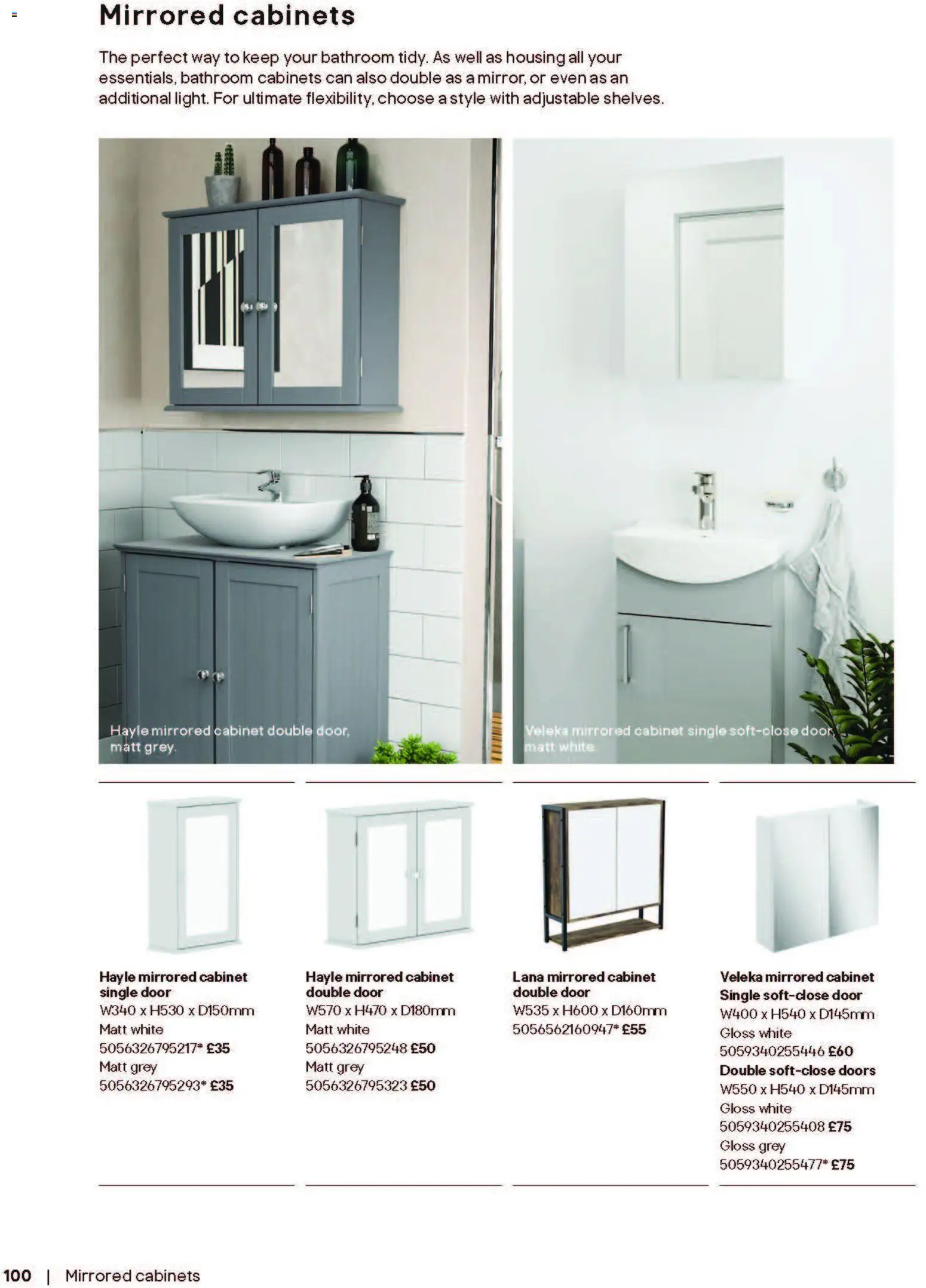 {H1} | Page: 100 | Products: Door, Doors, Cabinet