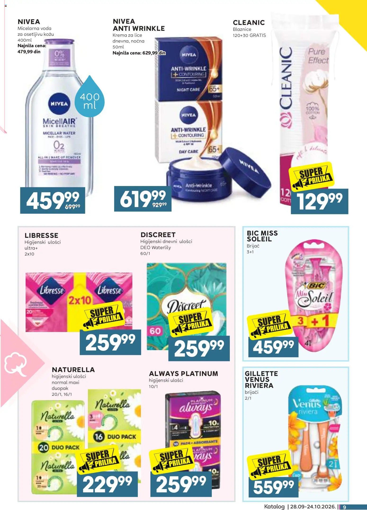 Roda katalog - važi od 28.09.2026 | Strana: 41 | Proizvode: Nivea, Krema, Micelarna voda, Ulošci