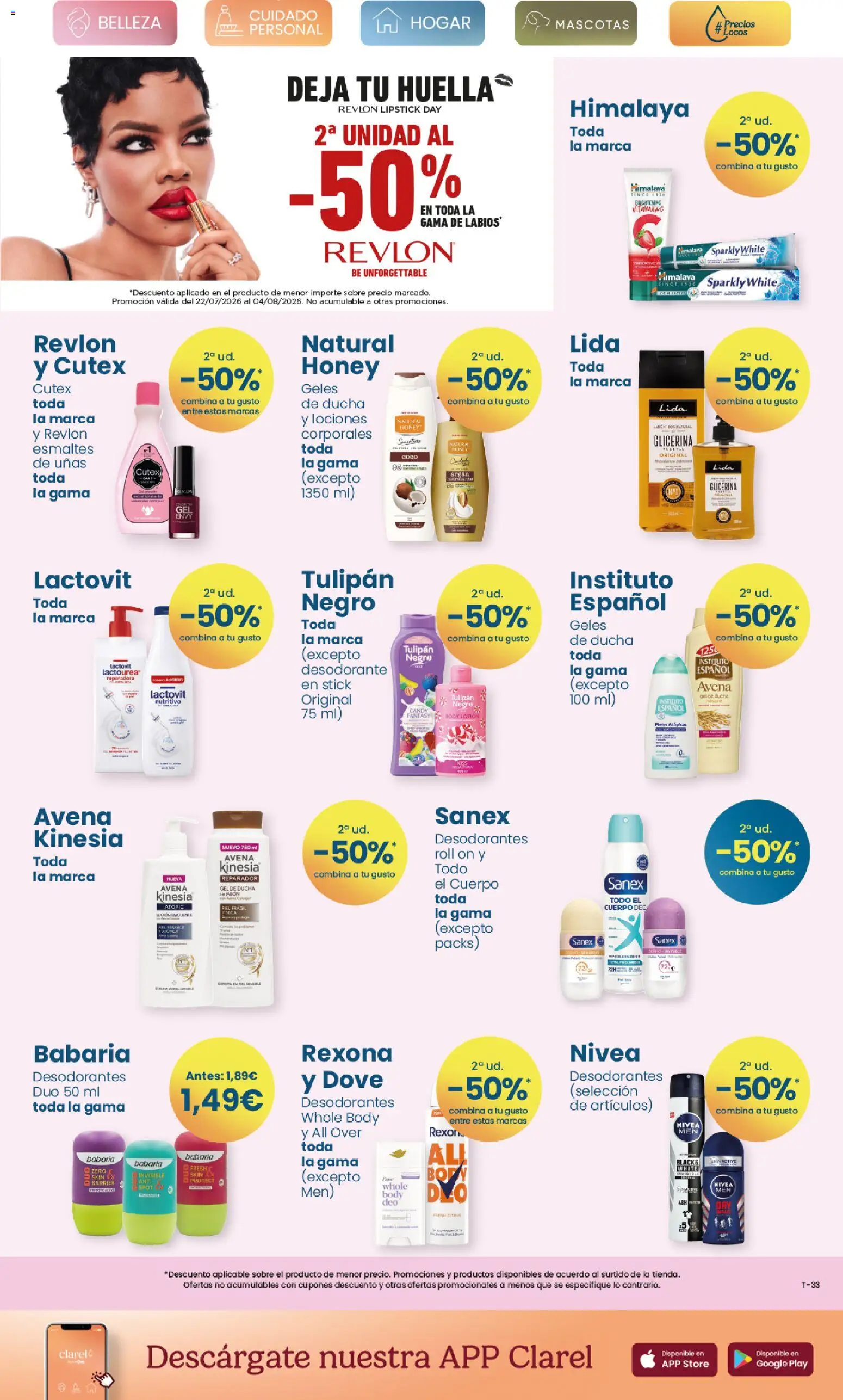 Clarel - folleto │ válido desde el 22/07/2026 | Página: 3 | Productos: Gel de ducha, Desodorante, Body, Ducha