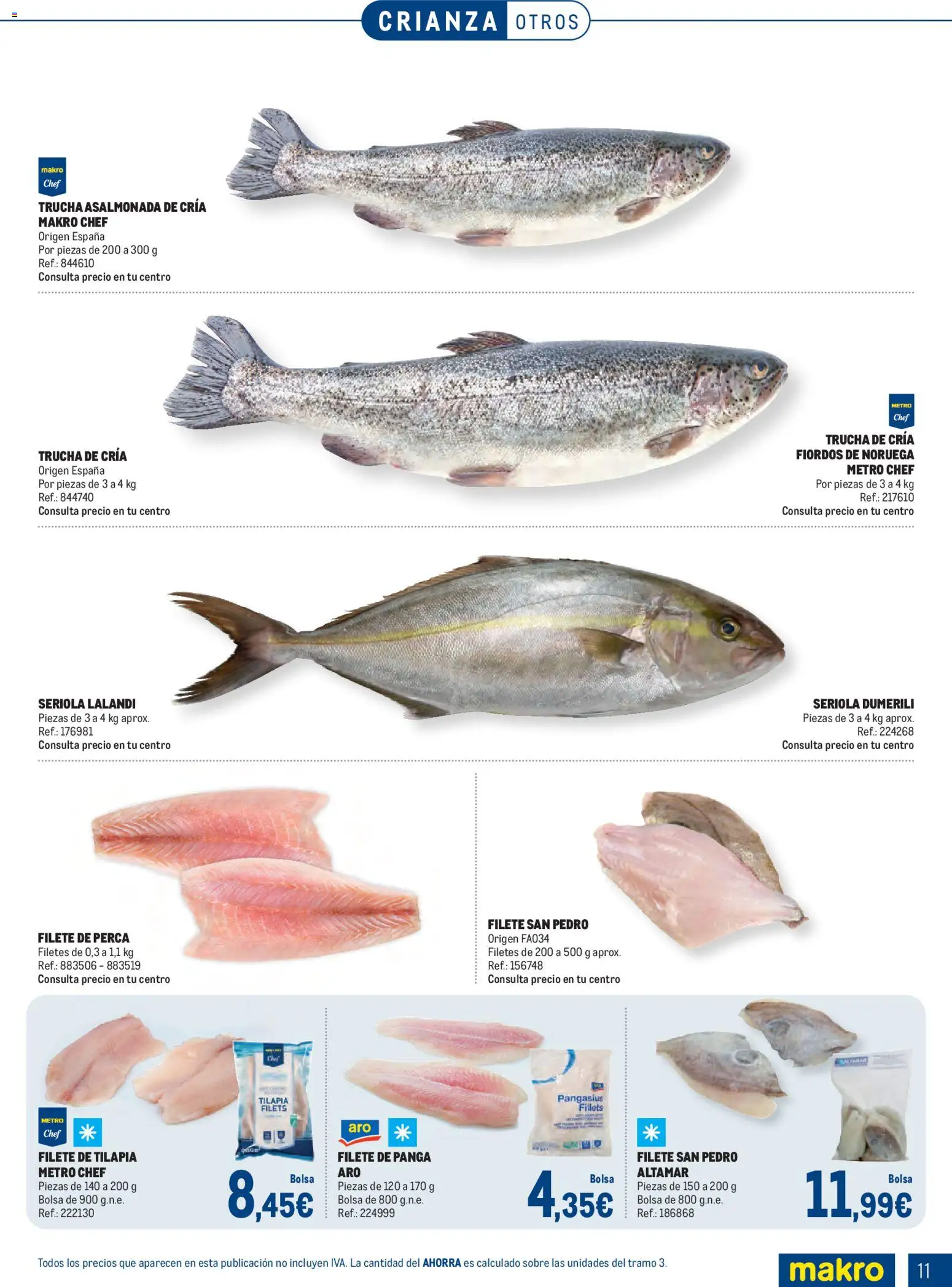 Makro Pescados │ válido desde el 06/07/2026 | Página: 11 | Productos: Bolsa, Filete