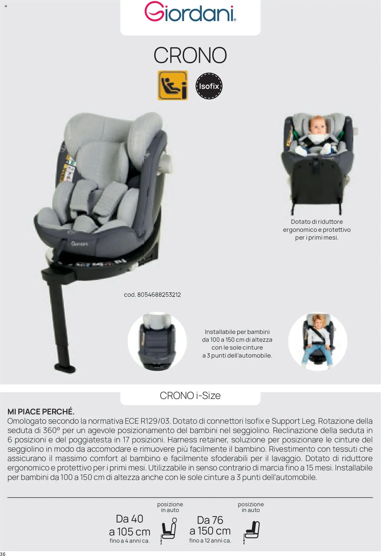 Volantino Prenatal del 16/09/2026 | Pagina: 36 | Prodotti: Seggiolino