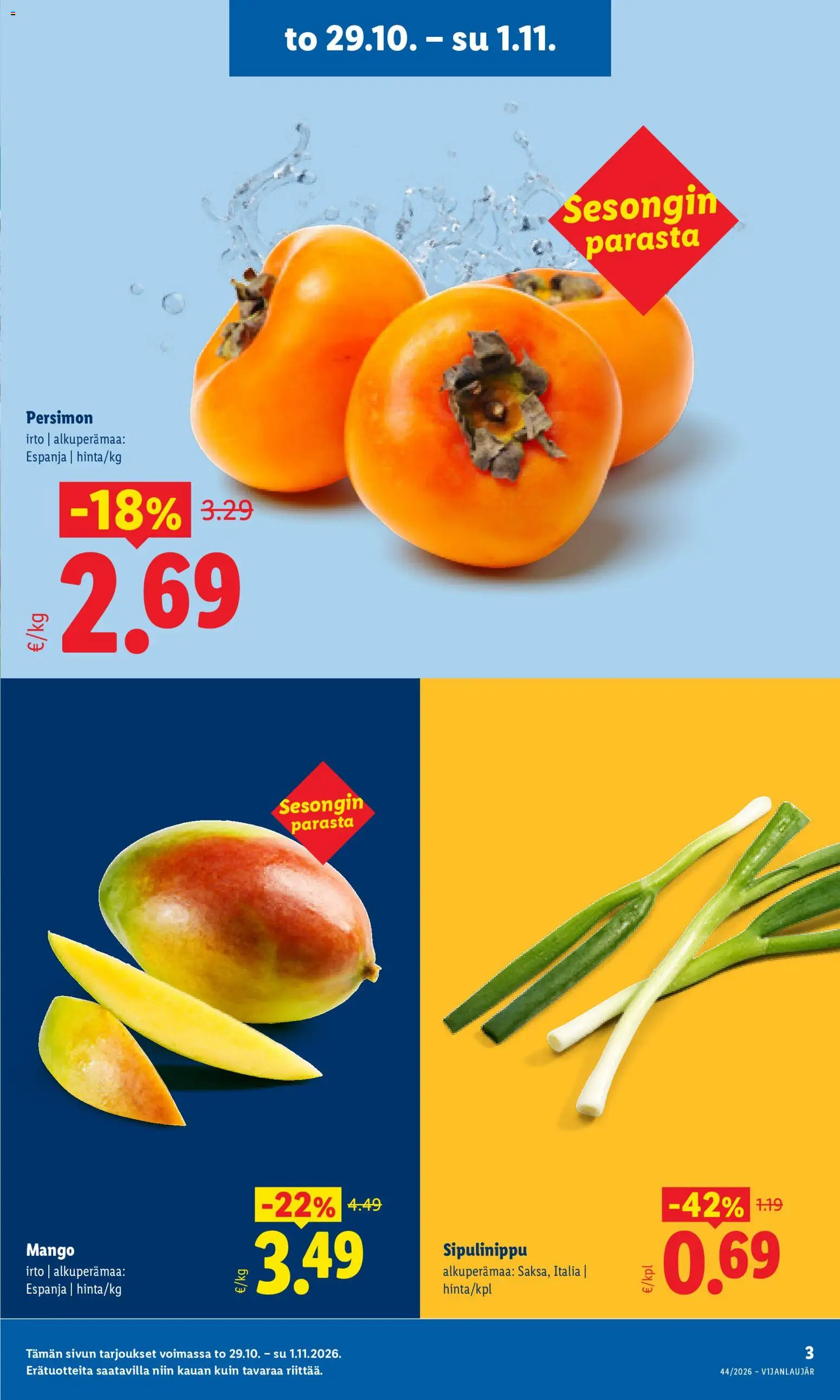 Lidl tarjoukset Helsinki – voimassa 29/10/2026 alkaen | Sivu: 3