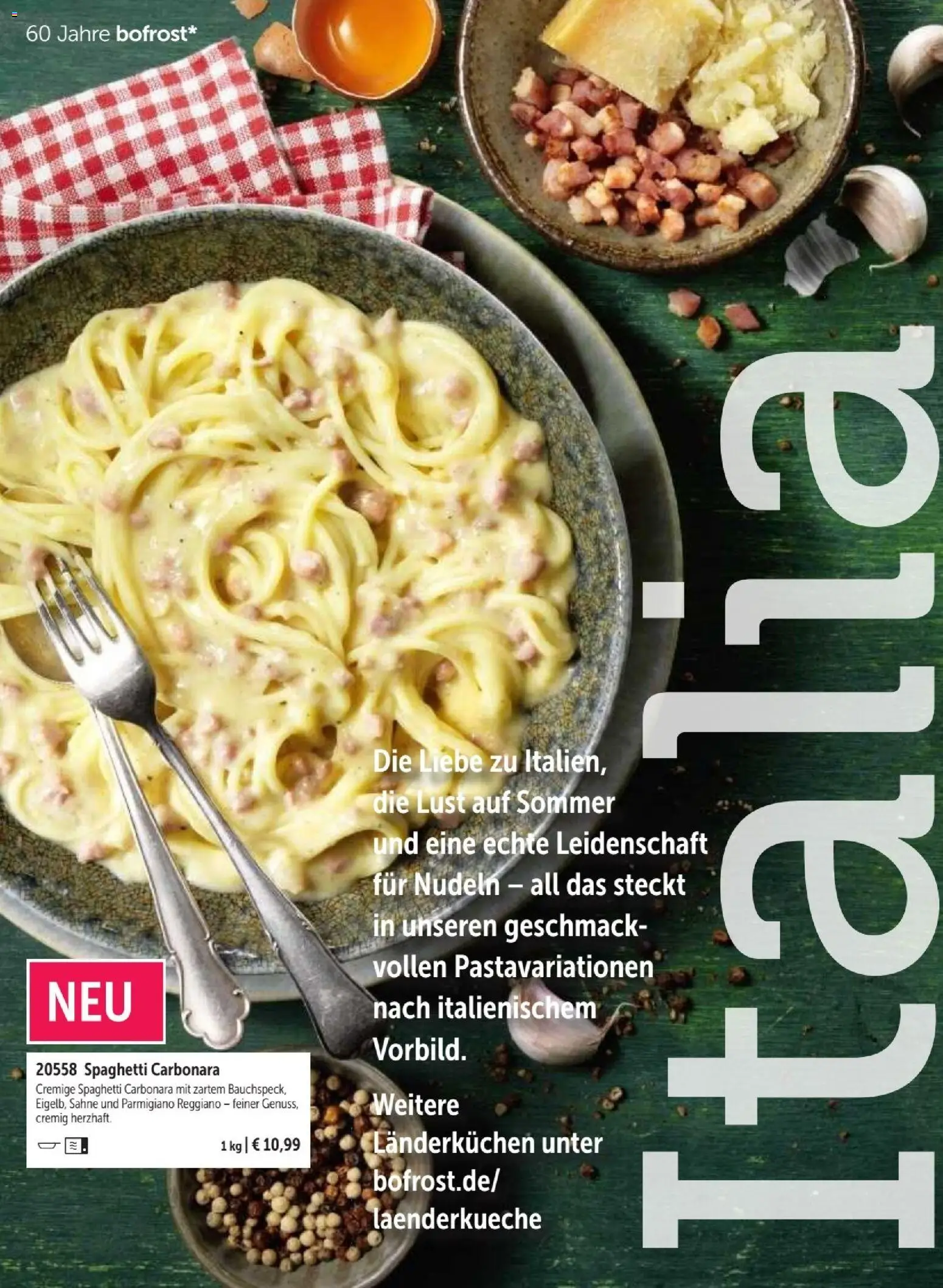 Bofrost Katalog – gültig ab 07.09.2026 | Seite: 110 | Produkte: Spaghetti, Nudeln, Sahne