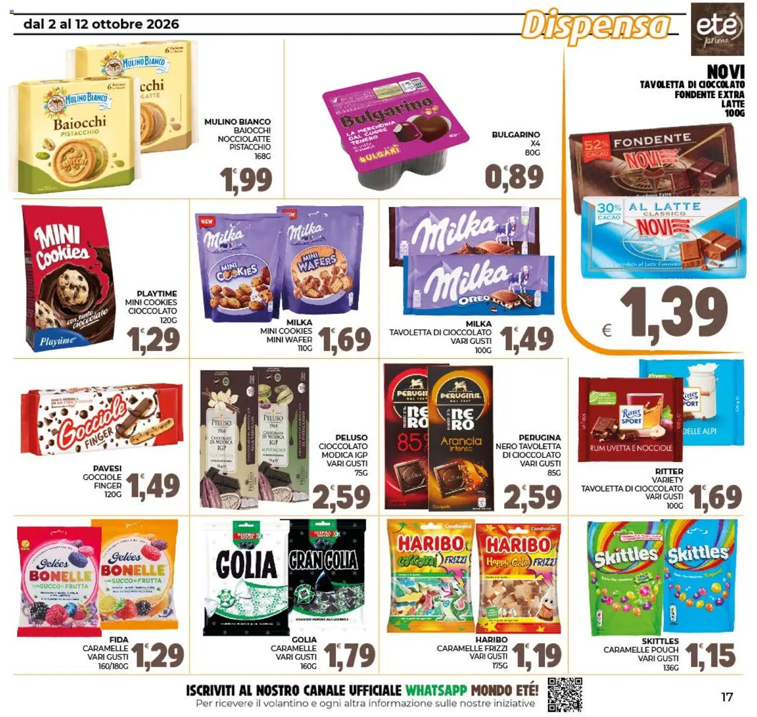 Volantino Eté del 02/10/2026 | Pagina: 17 | Prodotti: Succo, Caramelle, Rum, Tavoletta