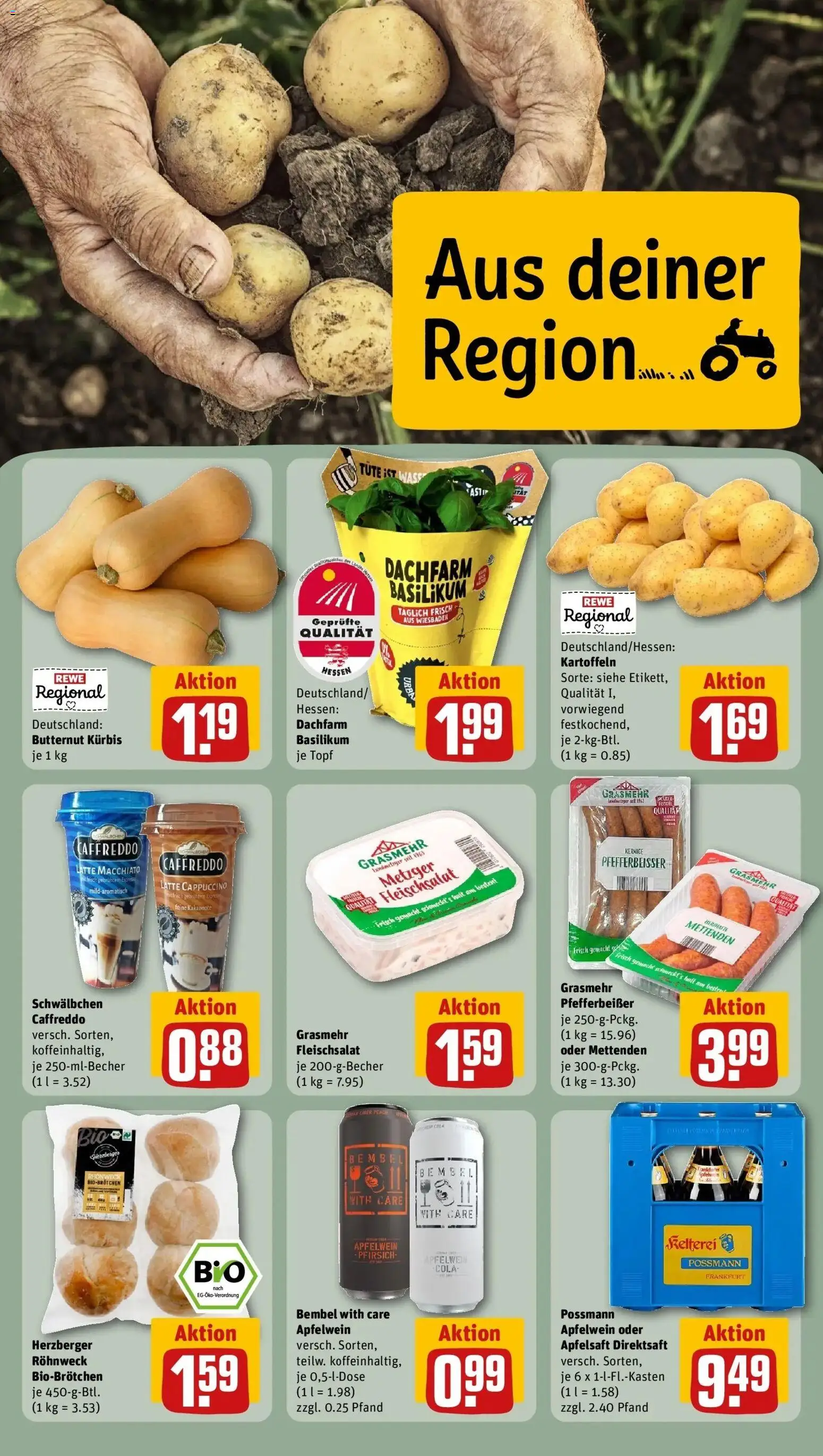 REWE Prospekt ab 28.09.2026 zum Blättern » Angebote | Seite: 27 | Produkte: Cola, Apfelsaft, Pfirsich, Kürbis