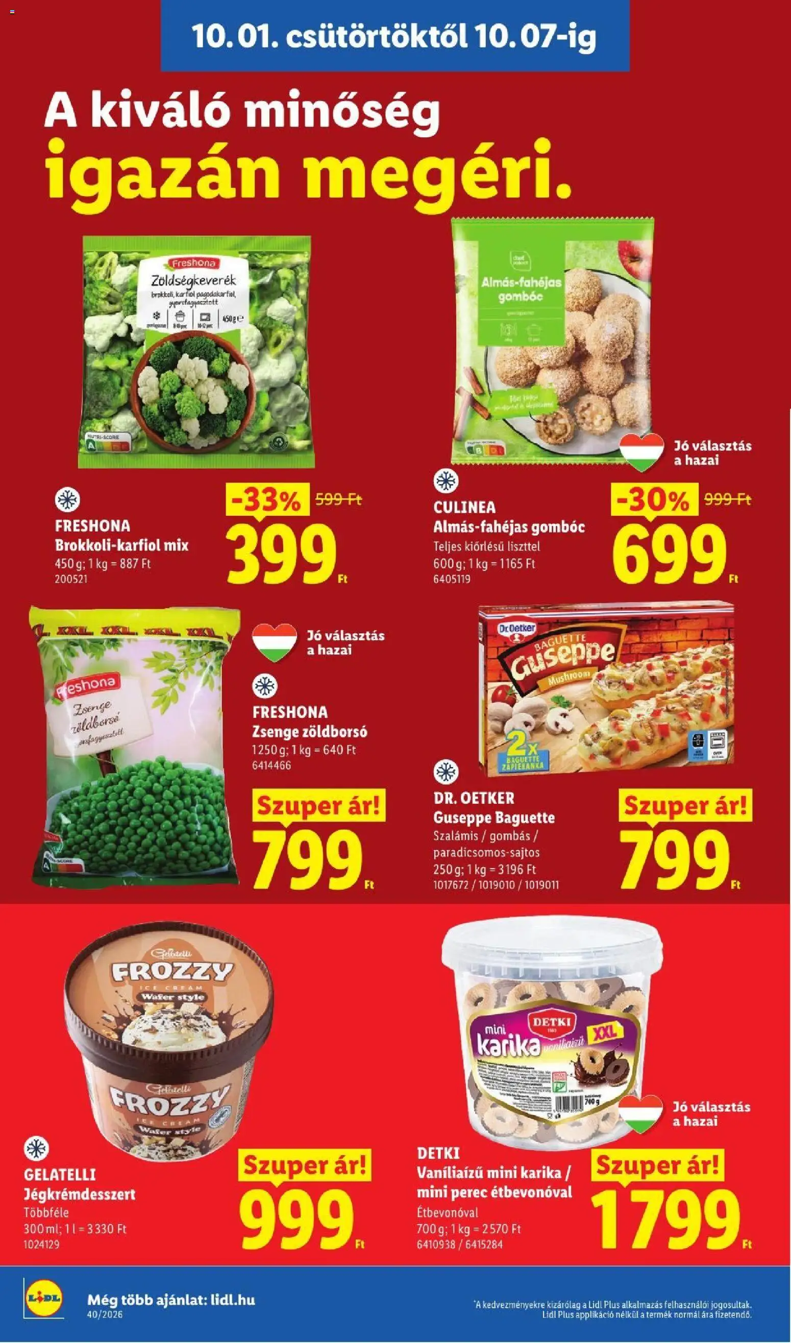 Lidl akciós ujság - amely érvényes a következő dátumtól: 2026.10.01. | Oldal: 12
