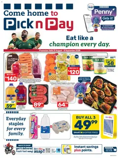 Pick n Pay specials catalogue – valid from 31/08/2026