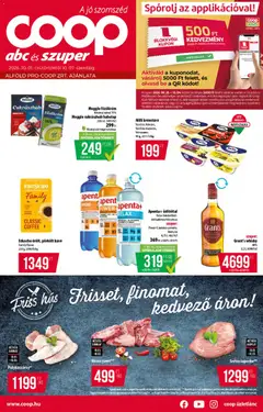 COOP - Abc & szuper / Alföld Pro-Coop Zrt. - amely érvényes a következő dátumtól: 2026.10.01.