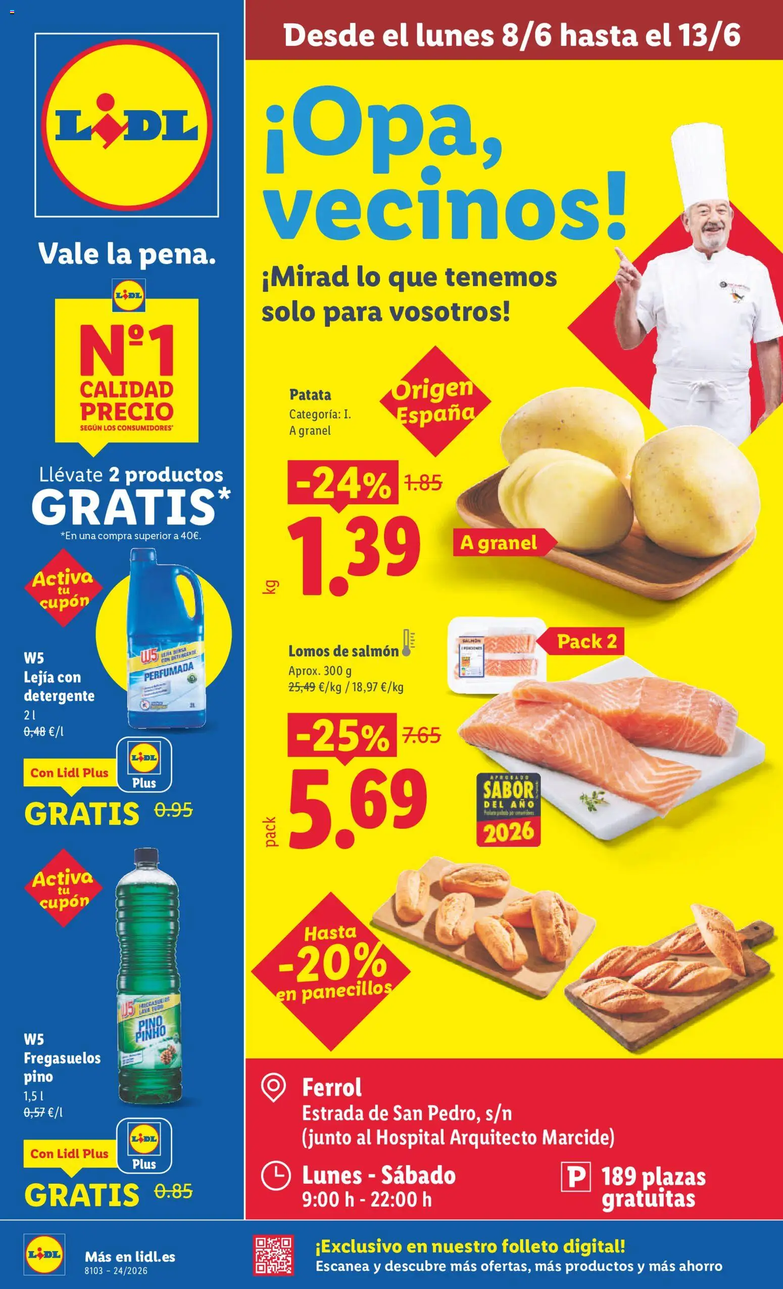 Lidl folleto │ válido desde el 08.06.2026 | Página: 1 | Productos: Detergente
