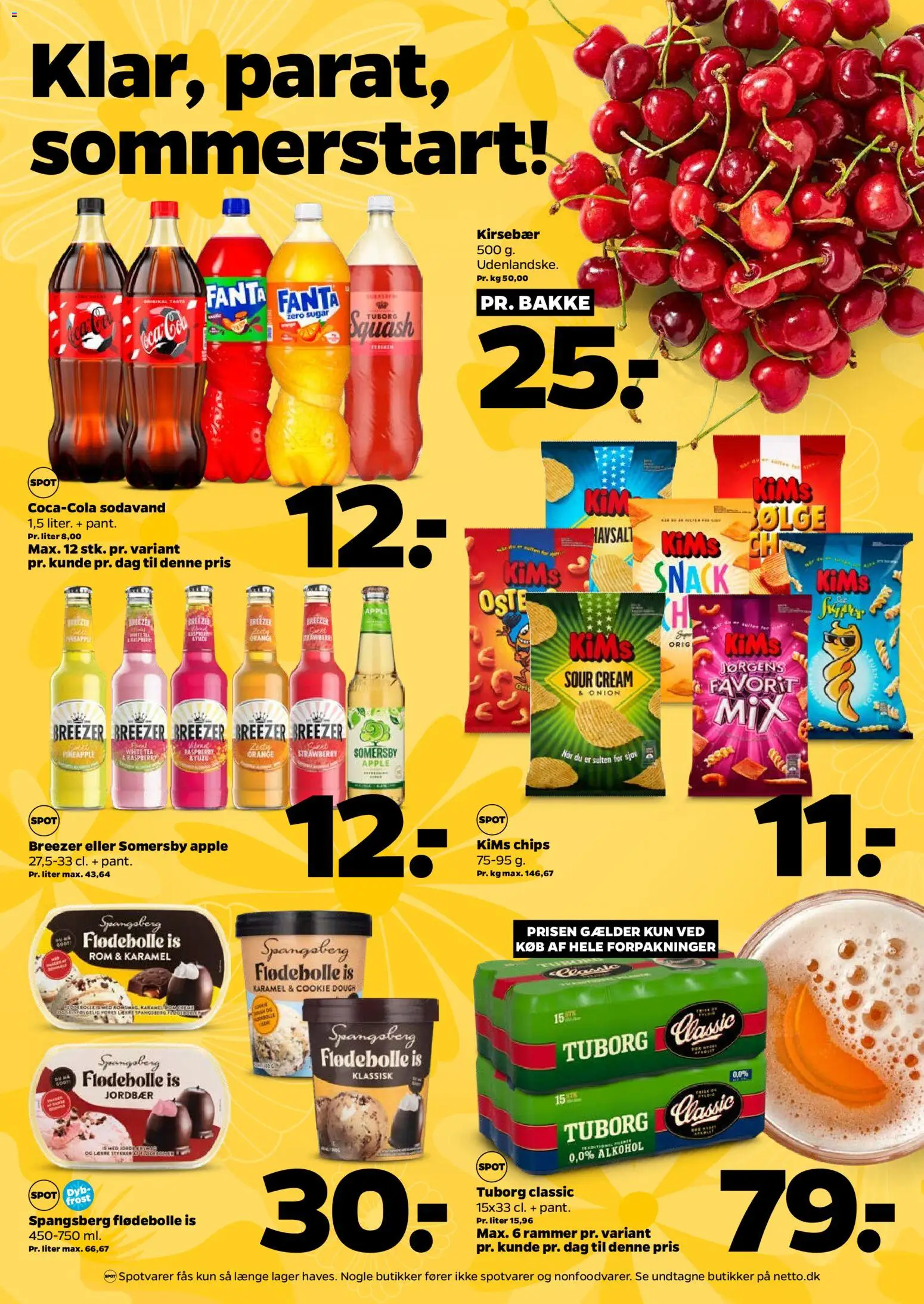 Netto tilbudsavis – gyldig fra 05.06.2026 | Side: 19 | Produkter: Rammer, Jordbær, Squash, Rom