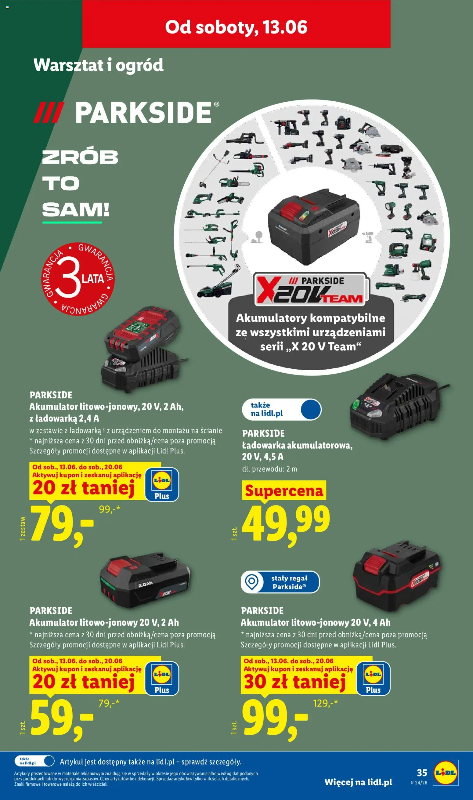 Lidl Polsko katalog od 08.06.2026 | Strana: 39 | Produkty: Parkside, Regál