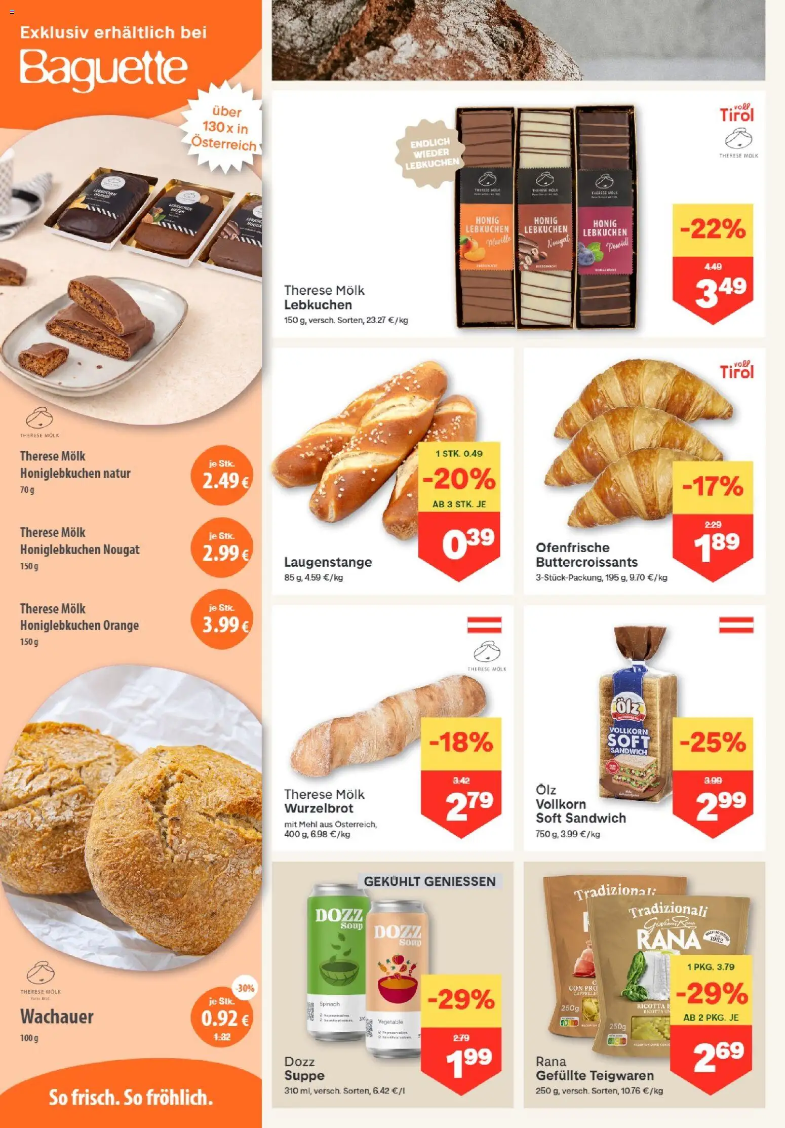 MPREIS Altenmarkt im Pongau gültig ab 24.09.2026 | Seite: 4 | Produkte: Baguette, Mehl, Lebkuchen