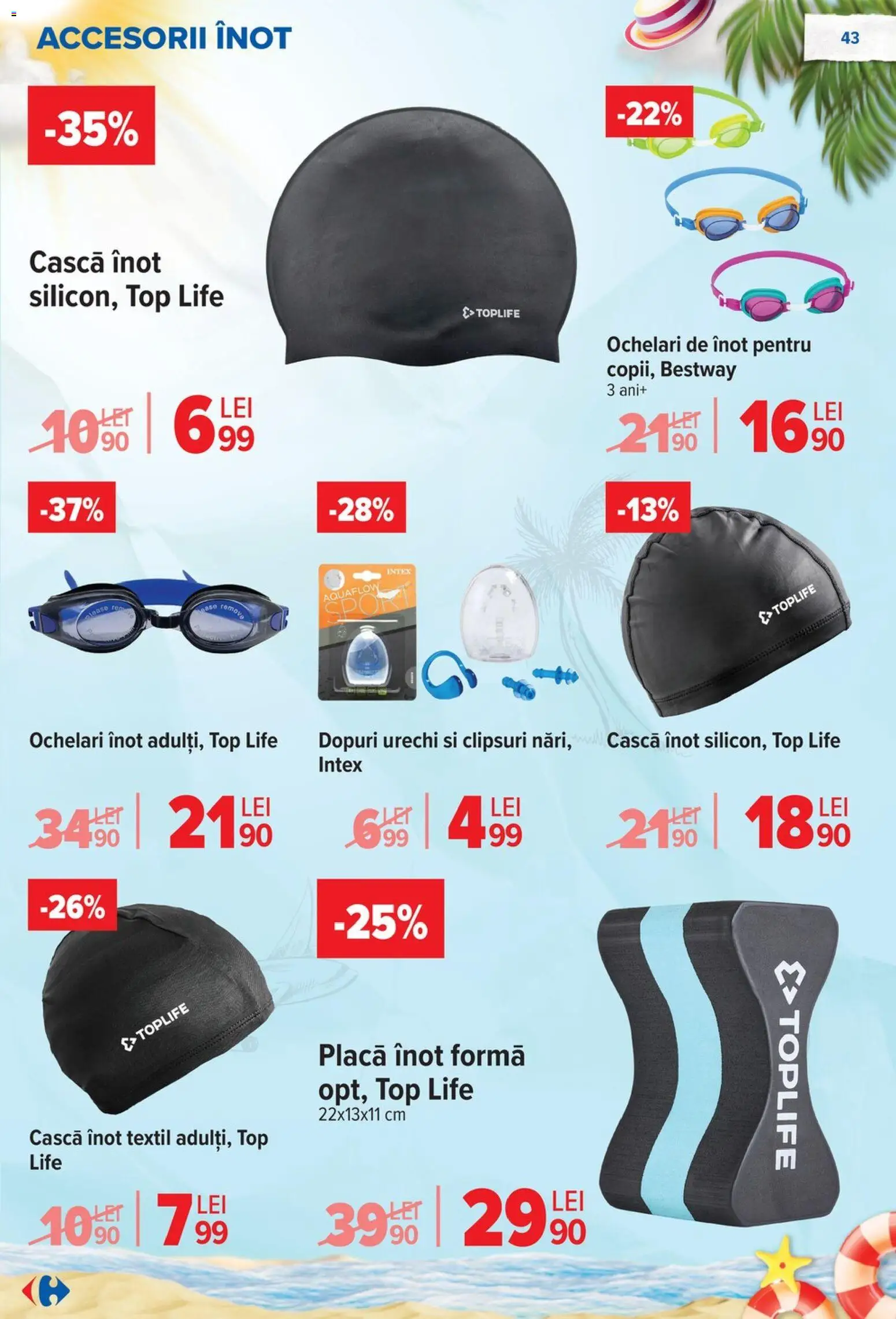 Noul catalog Carrefour – valabil de la 17.06.2026 | Pagină: 44 | Produse: Ochelari, Top