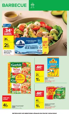 Carrefour - Prévisualisation de Thon entier Déjà égoutté "Lot de 2", Thon entier au naturel, moelleux & savoureux, déjà égoutté. Lot de 2 x 120g. valide à partir de 04/08/2026 | Page: 15