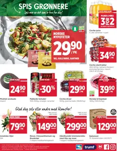 Forhåndsvisning av Meny kundeavis gyldig fra 03/08/2026 | Side: 8 | Produkter: Juice, Tomater, Nektariner, Cremă pentru față
