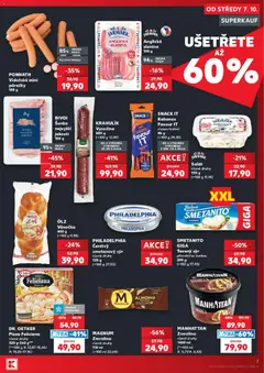 Náhled letáku MAGNUM Zmrzlina, Zmrzlina různé druhy 110 ml (=100 ml 22,64) od 07.10.2026 | Strana: 7 | Produkty: Pizza, Kabanos, Philadelphia, Manhattan zmrzlina