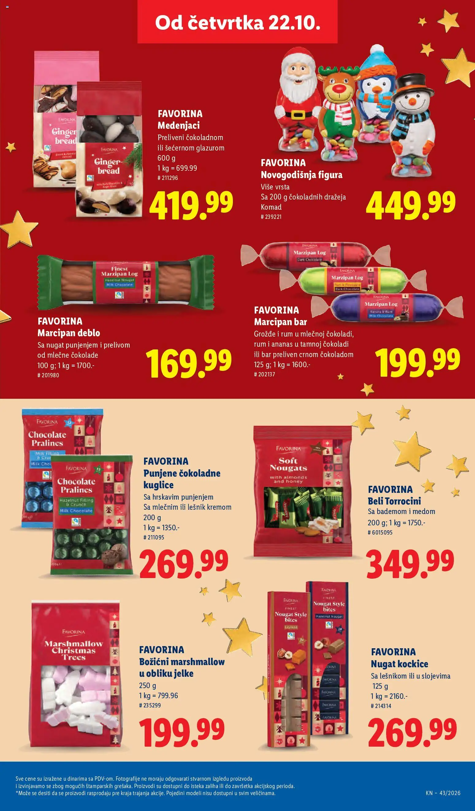 Lidl katalog - važi od 22.10.2026 | Strana: 47 | Proizvode: Lešnik, Mak, Grožđe, Marshmallow