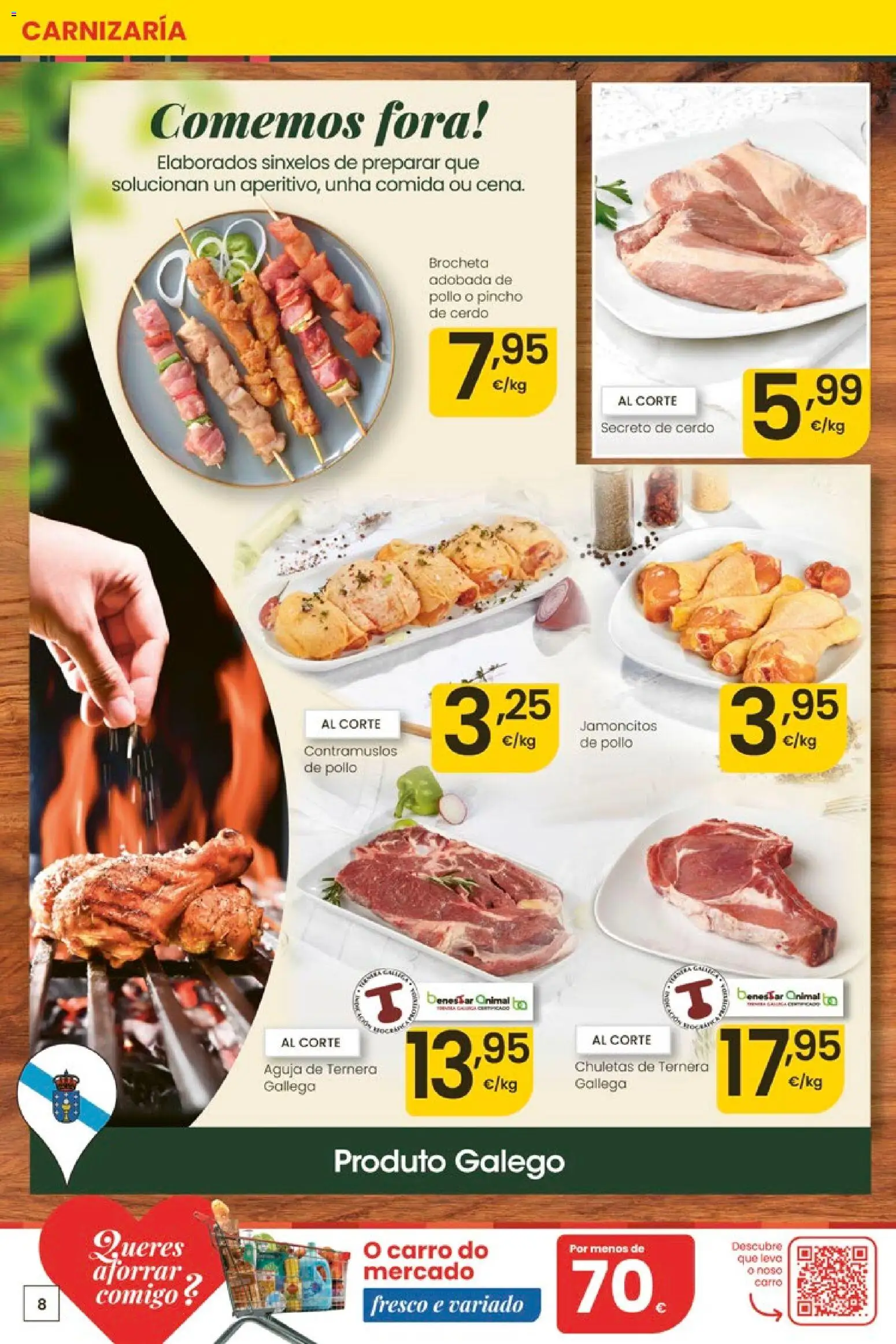 Eroski Ofertóns de verán │ válido desde el 11.06.2026 | Página: 8 | Productos: Cerdo