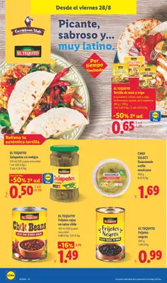 Vista previa CHEF SELECT Guacamole estilo mexicano, 200 g válido desde el 24/08/2026 | Página: 34 | Productos: Maíz, Ajo, Guacamole, Peso