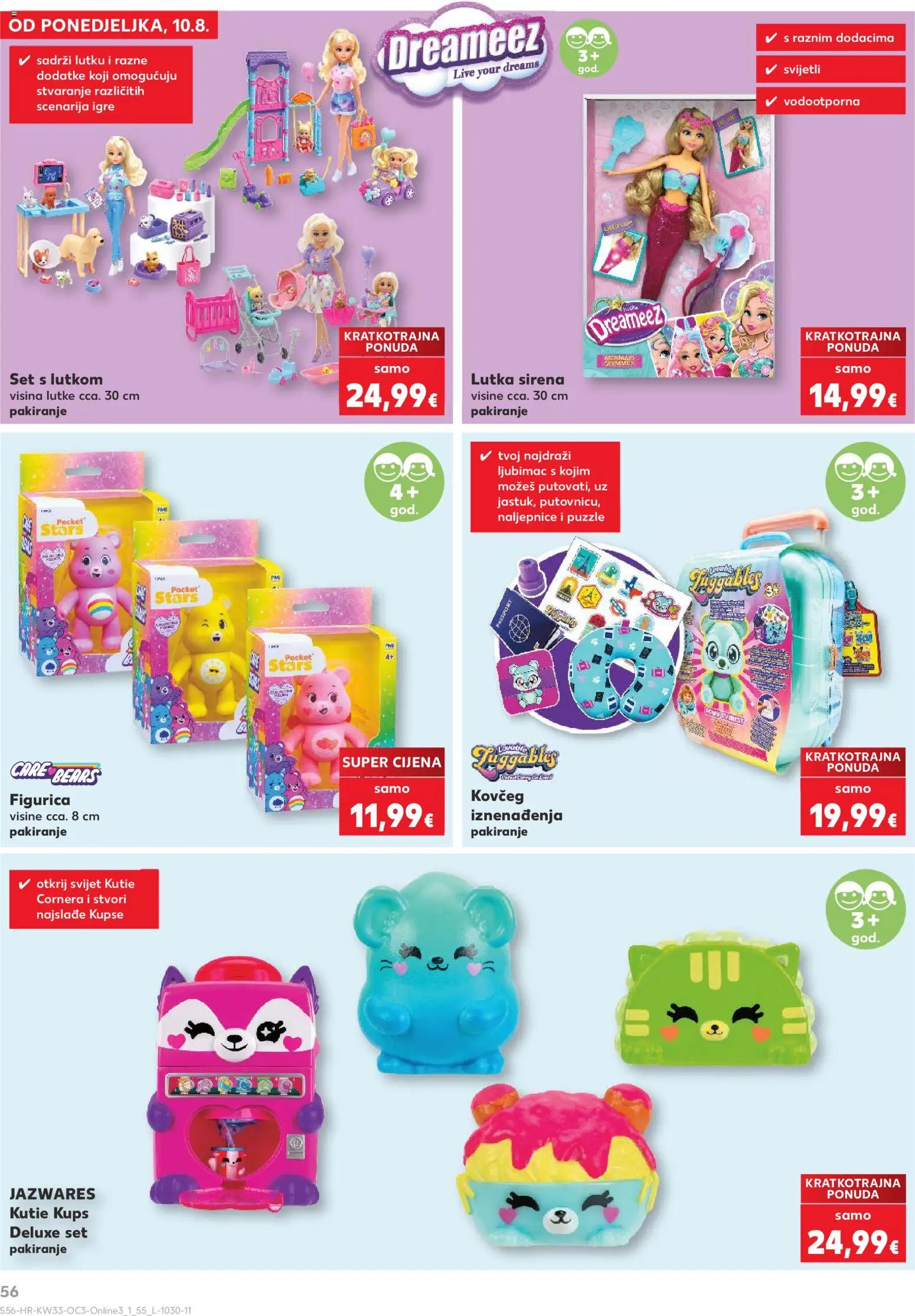 Kaufland HR akciós ujság - amely érvényes a következő dátumtól: 2026.08.10. | Oldal: 56 | Termékek: Puzzle