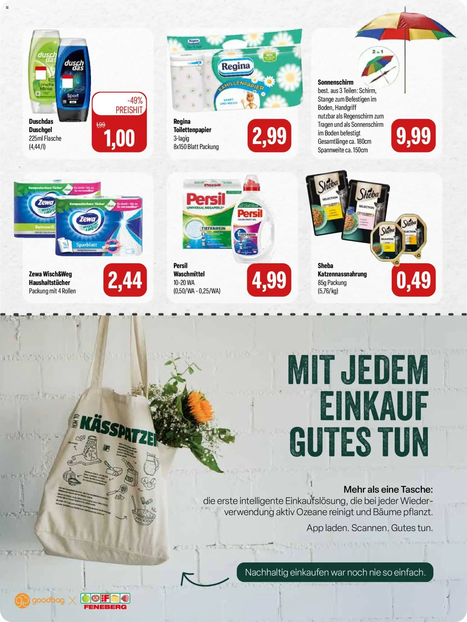 Feneberg Angebote – gültig ab 23.07.2026 | Seite: 15 | Produkte: Sheba, Zewa, Persil, Toilettenpapier