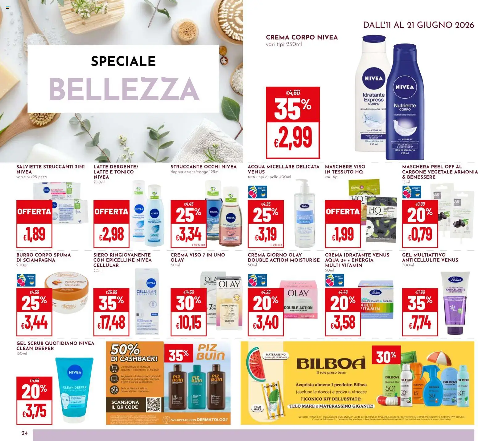 Volantino Pan del 11.06.2026 | Pagina: 24 | Prodotti: Maschera, Struccante, Scrub, Latte