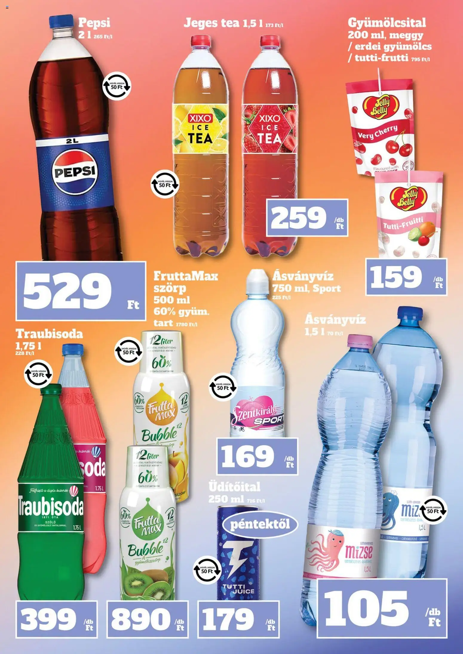 Vil-For akciós ujság - amely érvényes a következő dátumtól: 2026.10.01. | Oldal: 27 | Termékek: Üdítőital, Meggy, Szentkirályi, Tea