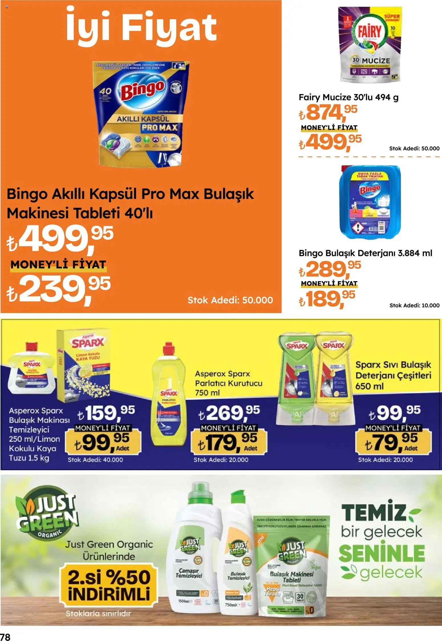 Migros Katalog - 5M Migroskop Dijital - 08 Ekim 2026 tarihinden itibaren geçerlidir | Sayfa: 78 | Ürünler: Bulaşık deterjanı, Bulaşık makinesi temizleyici, Parlatıcı, Kurutucu