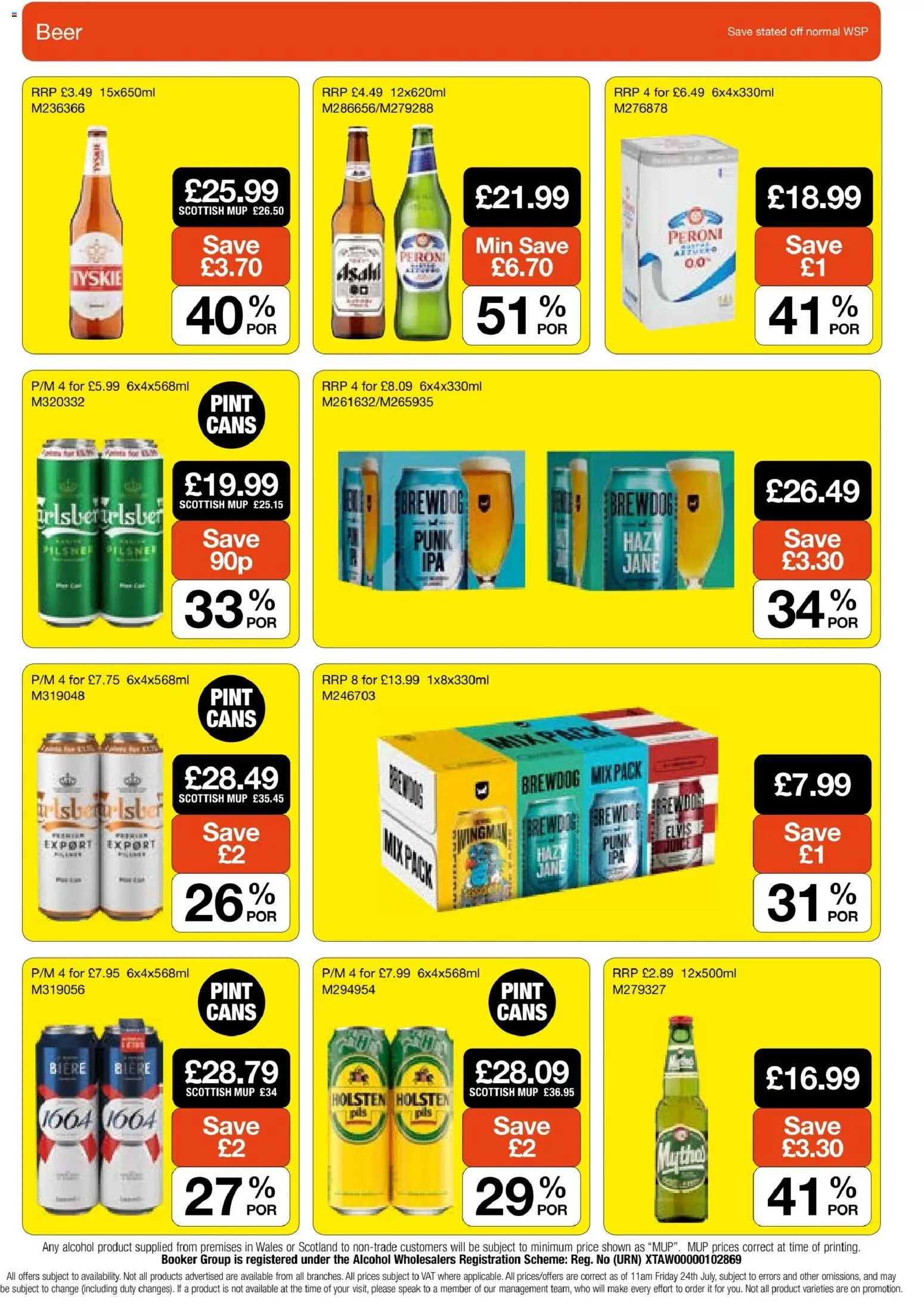 {H1} | Page: 20 | Products: Beer, Alcohol