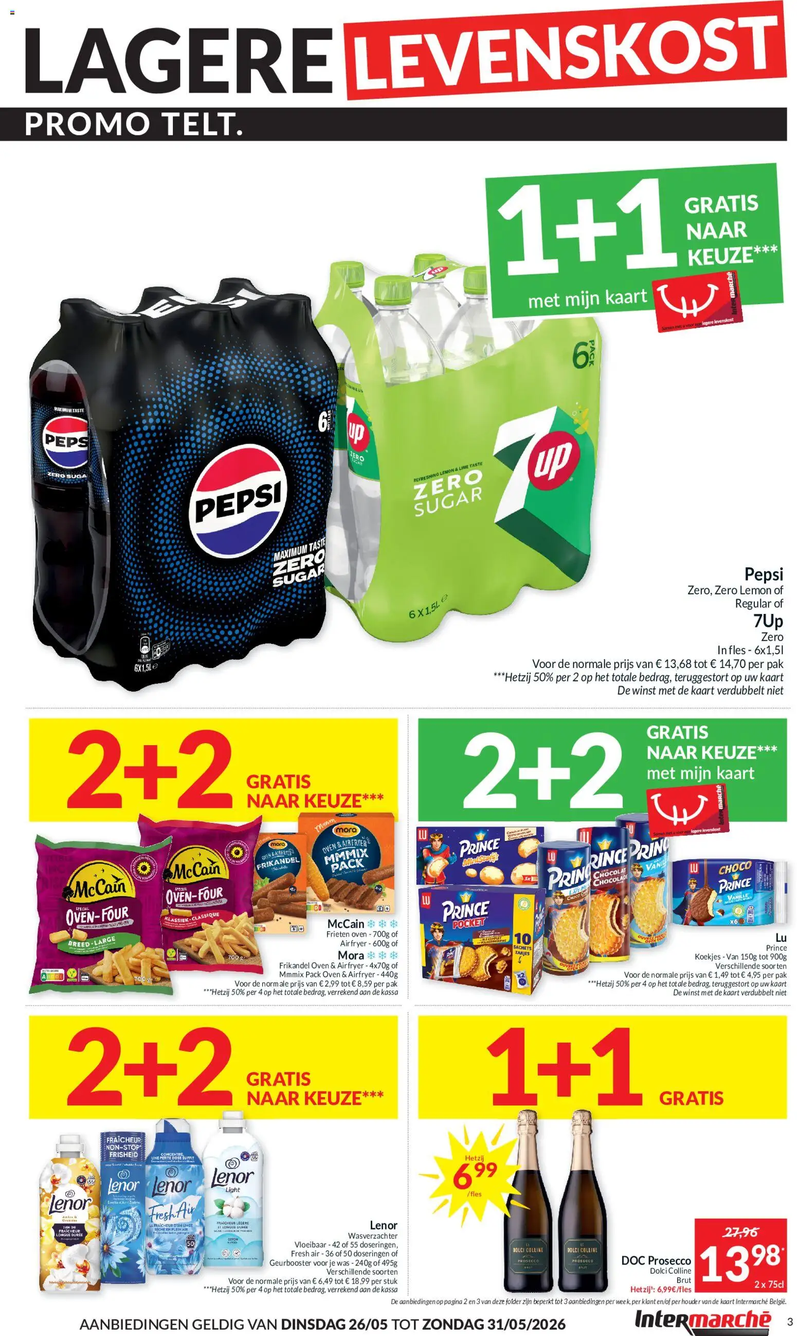 {H1} | Pagina: 3 | Producten: Pepsi, Koekjes, Was, Kaart