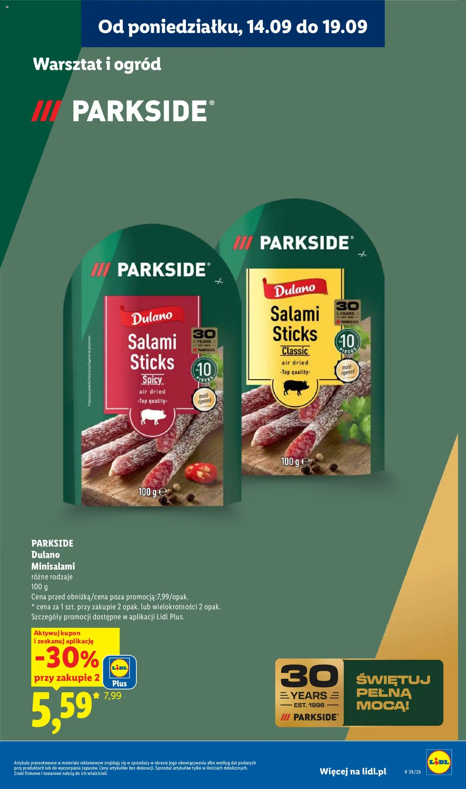 Lidl Polsko katalog od 14.09.2026 | Strana: 33 | Produkty: Parkside