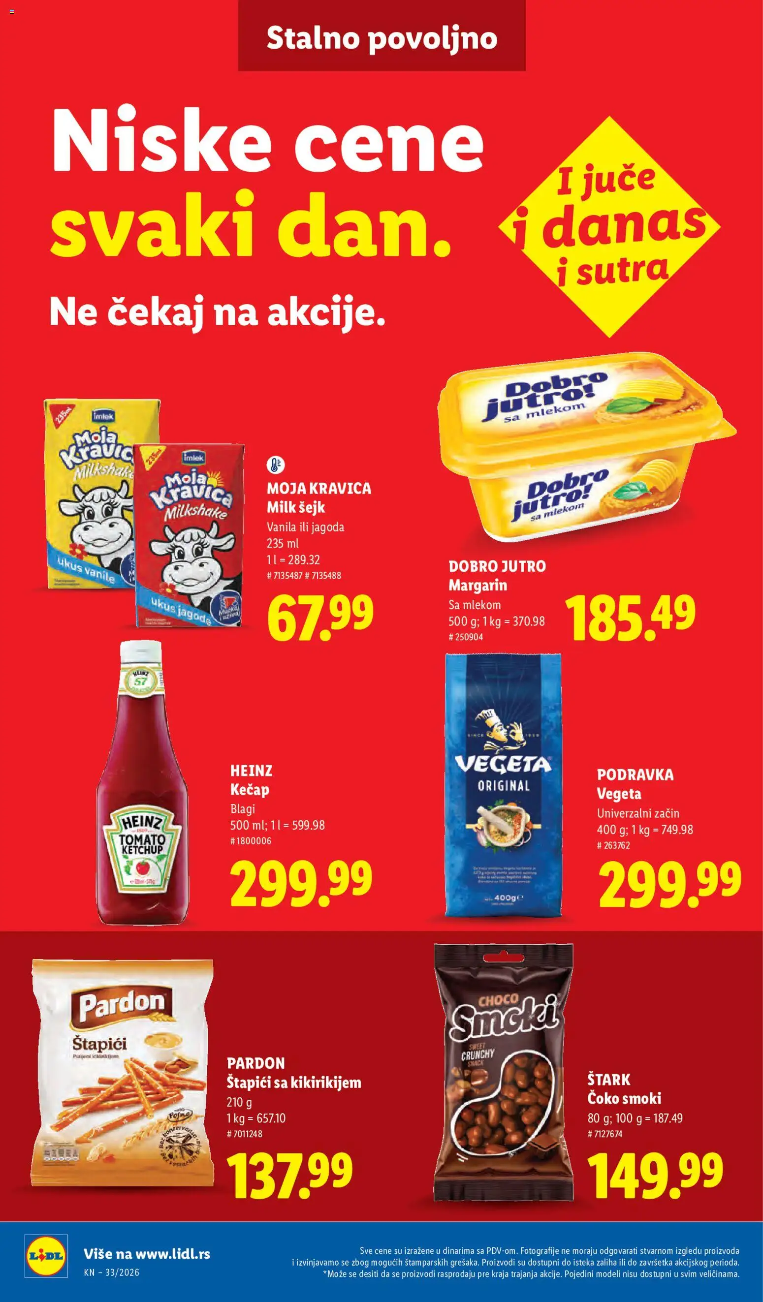 Lidl katalog - važi od 13.08.2026 | Strana: 42 | Proizvode: Kečap, Jagoda, Margarin, Heinz