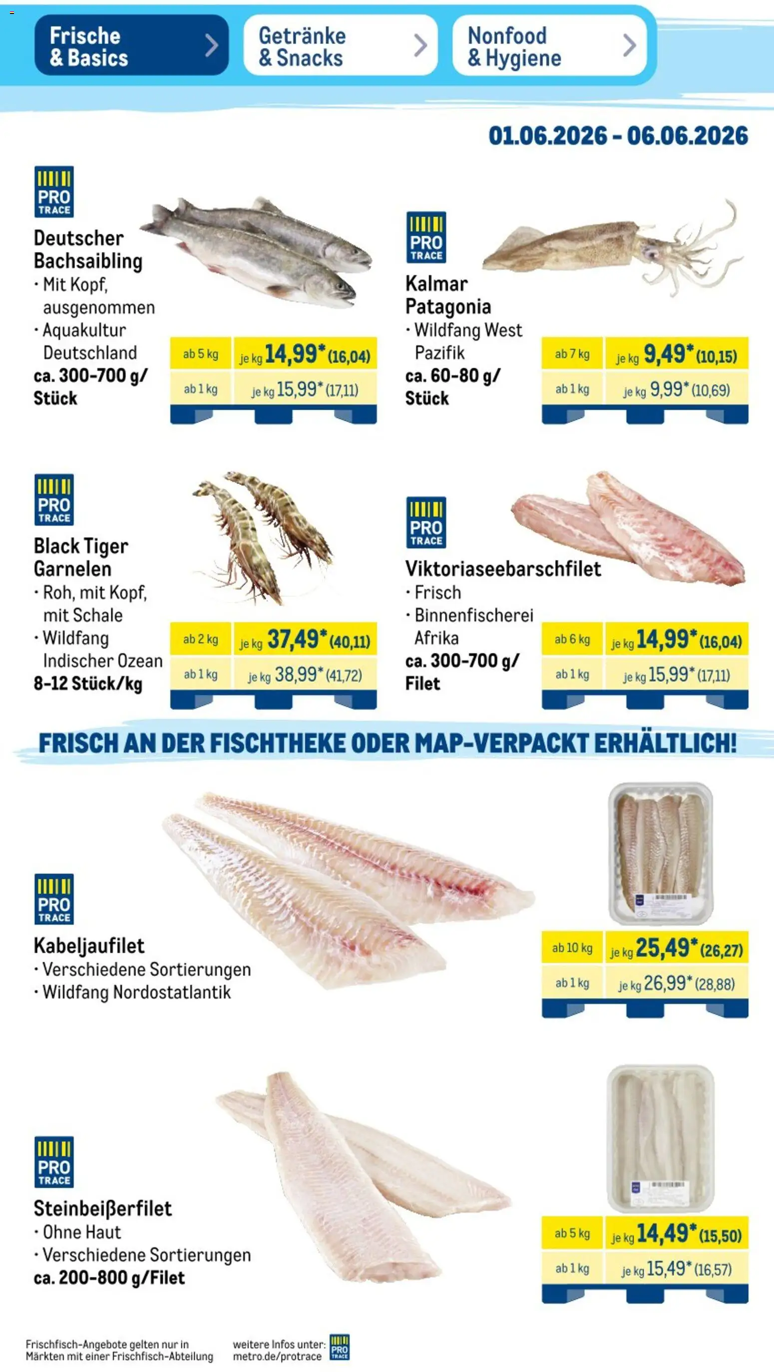 Metro NonFood-Angebote – gültig ab 01.06.2026 | Seite: 35 | Produkte: Garnelen, Tiger garnelen