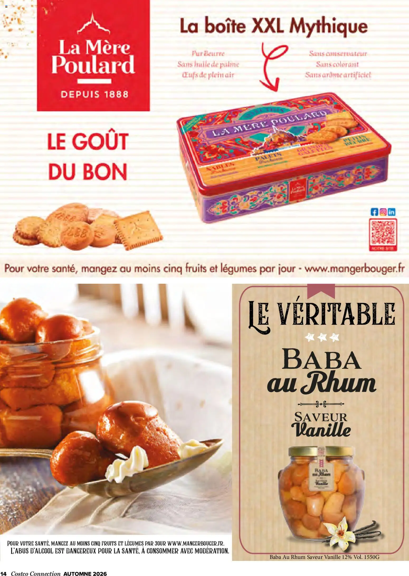 {H1} | Page: 14 | Produits: Vanille, Rhum, Beurre, Huile