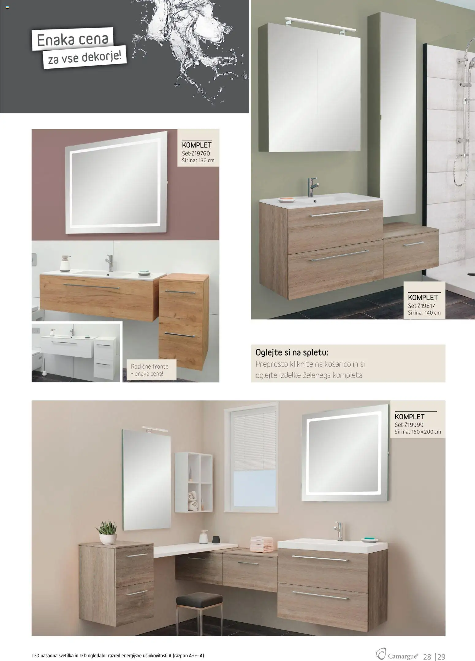 Novi Bauhaus katalog ponudbe – veljaven od 28.09.2026 | Stran: 29 | Izdelki: Ogledalo, Svetilka