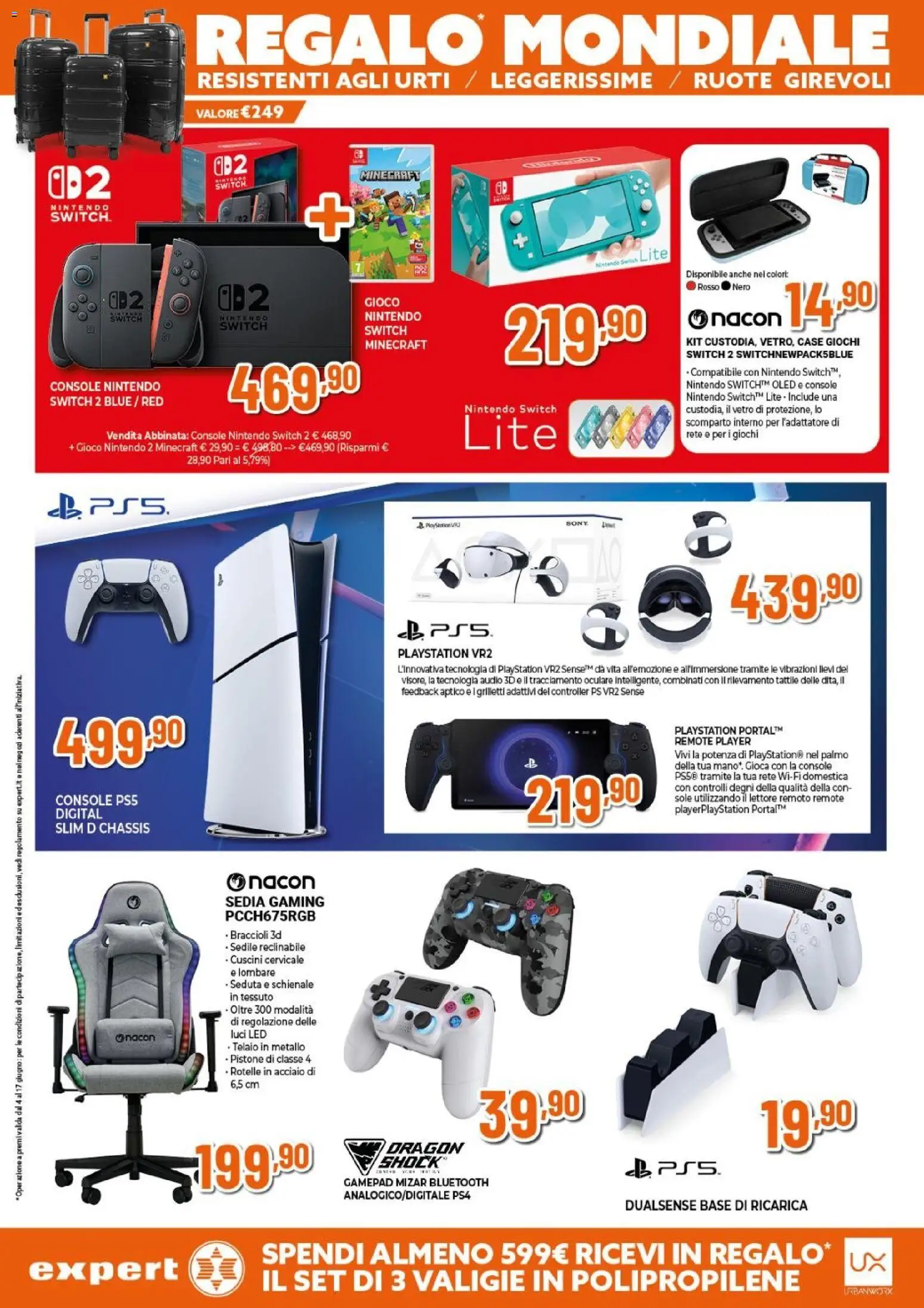 Volantino Expert del 04.06.2026 | Pagina: 23 | Prodotti: Audio, Playstation, Gioco, Sedia