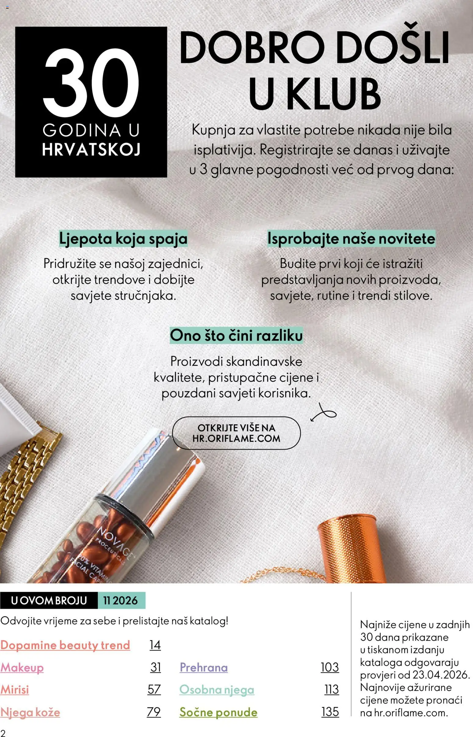 Oriflame katalog | vrijedi od 05.08.2026 | Stranica: 2