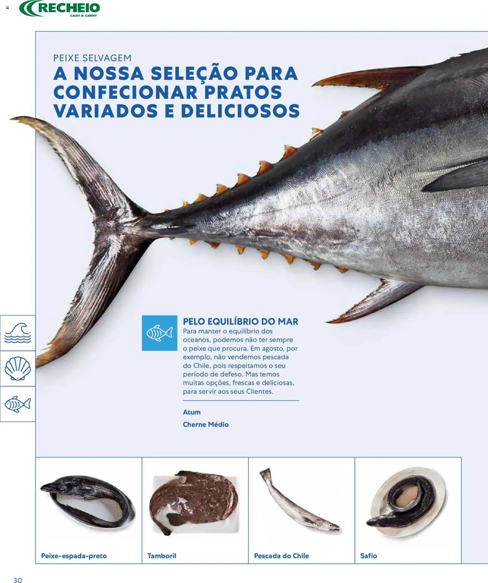 Recheio - Catálogo de Alfragide │ válido de 16/03/2026 | Página: 30 | Produtos: Pratos, Pescada, Tamboril, Peixe