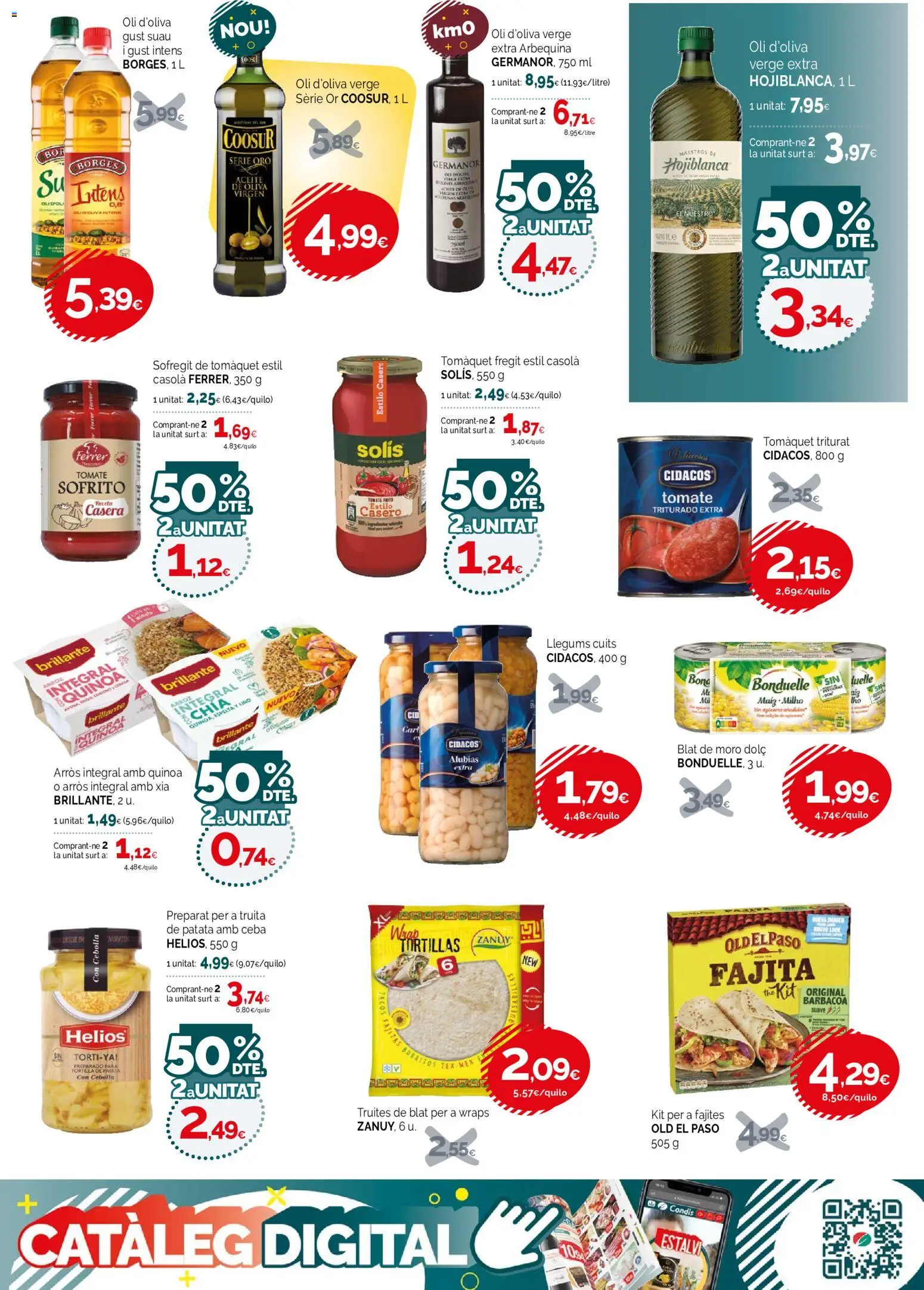 Condis folleto │ válido desde el 02/09/2026 | Página: 15 | Productos: Quinoa, Arroz, Tacos, Barbacoa
