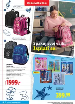Lidl katalog Spremni pre prvog zvona - pregled Lidl kataloga - važi od 30.07.2026 | Strana: 6