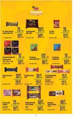 07.05.2026 tarihinden itibaren geçerli olan CarrefourSA kataloğu önizlemesi | Sayfa: 22 | Ürünler: Gofret, Çikolatalı gofret, Çikolata