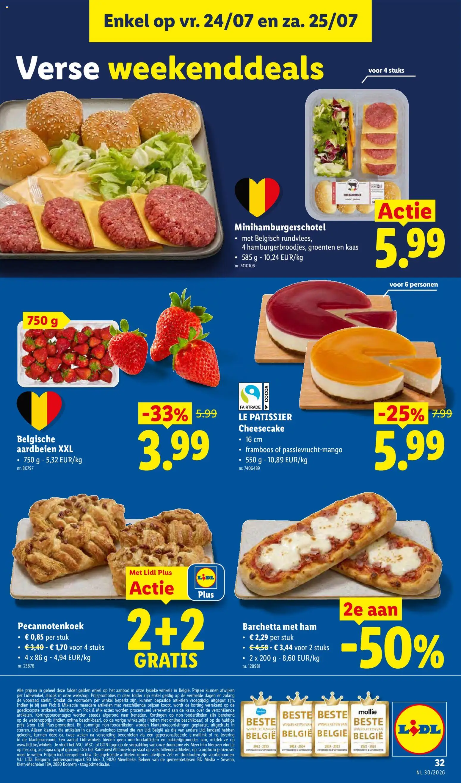 {H1} | Pagina: 32 | Producten: Ham, Aardbeien, Groenten, Kaas