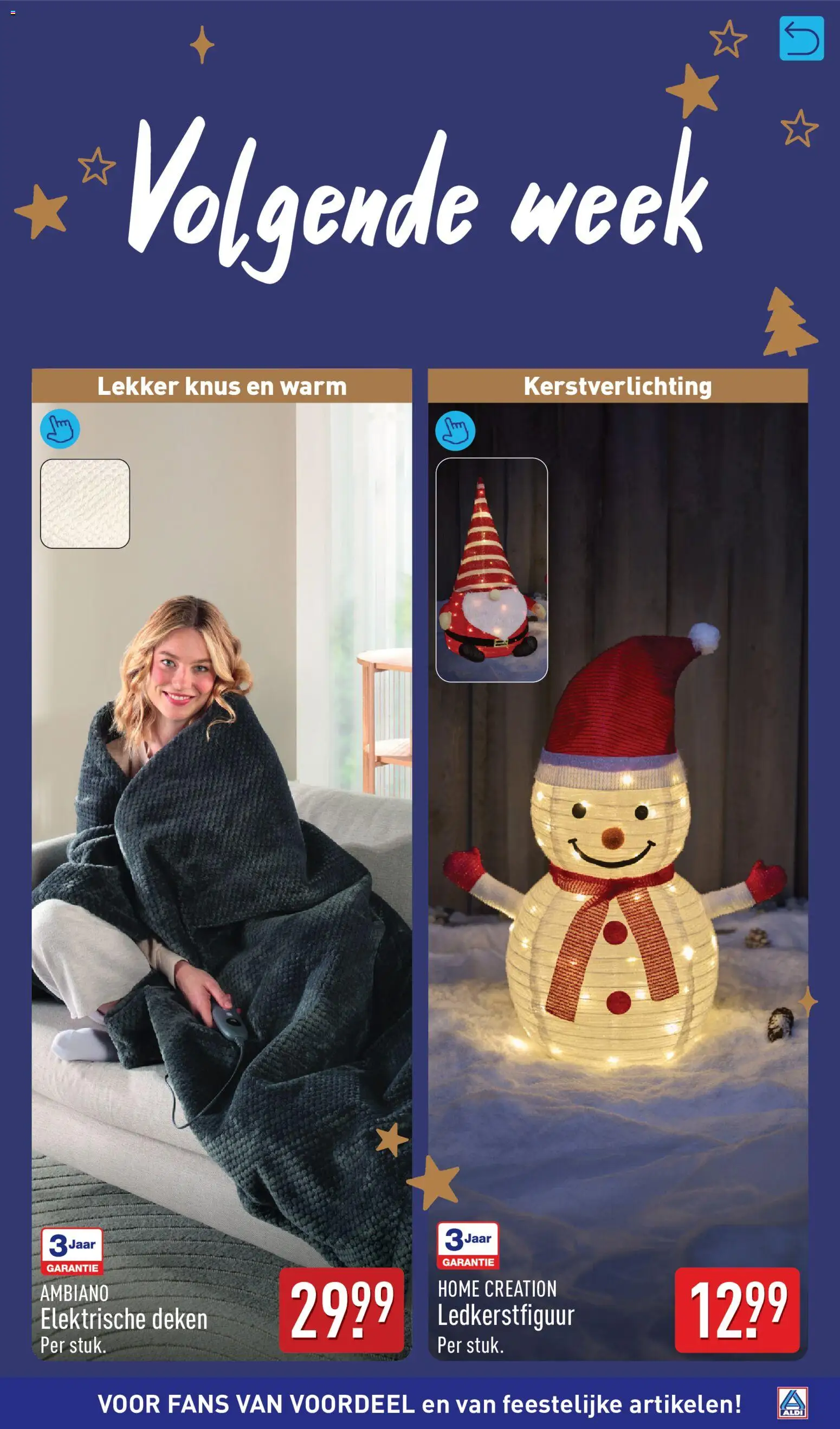 {H1} | Pagina: 7 | Producten: Elektrische deken, Kerstverlichting, Deken