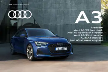 Audi A3 ab 28.10.2025 gültig