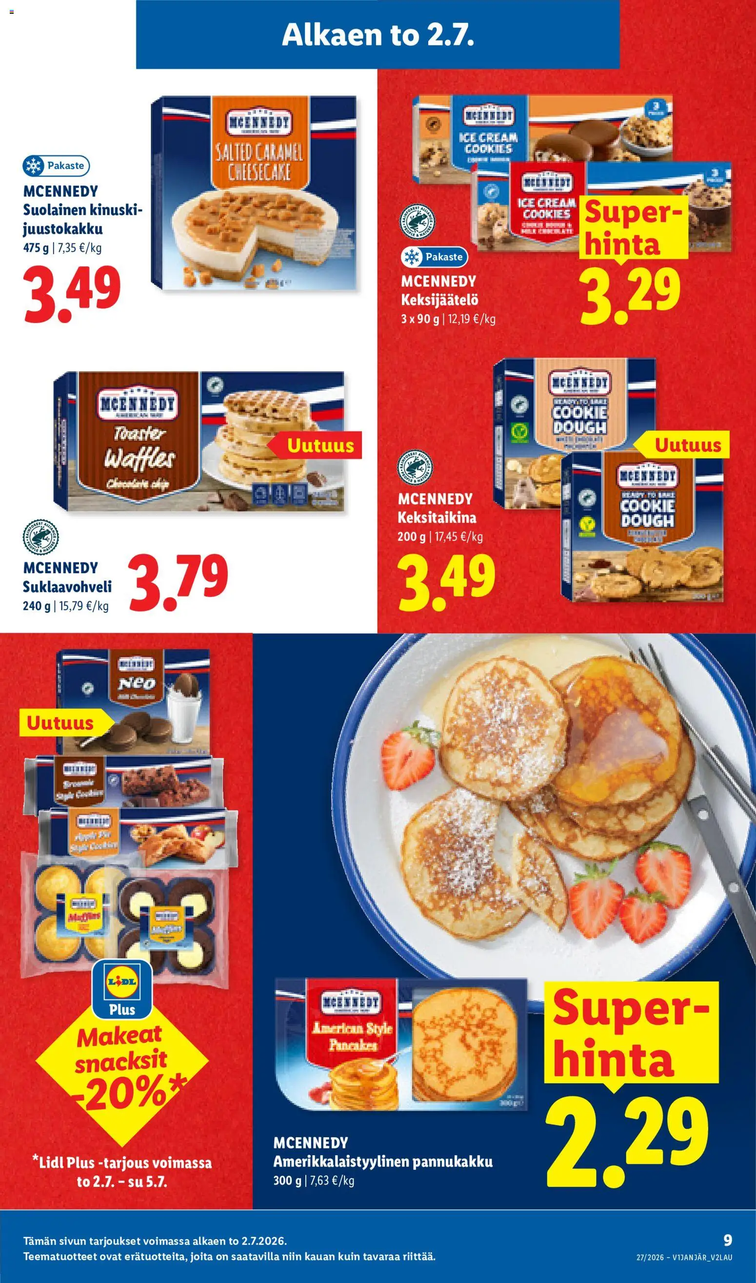 Lidl tarjoukset - Helsinki – voimassa 02/07/2026 alkaen | Sivu: 9