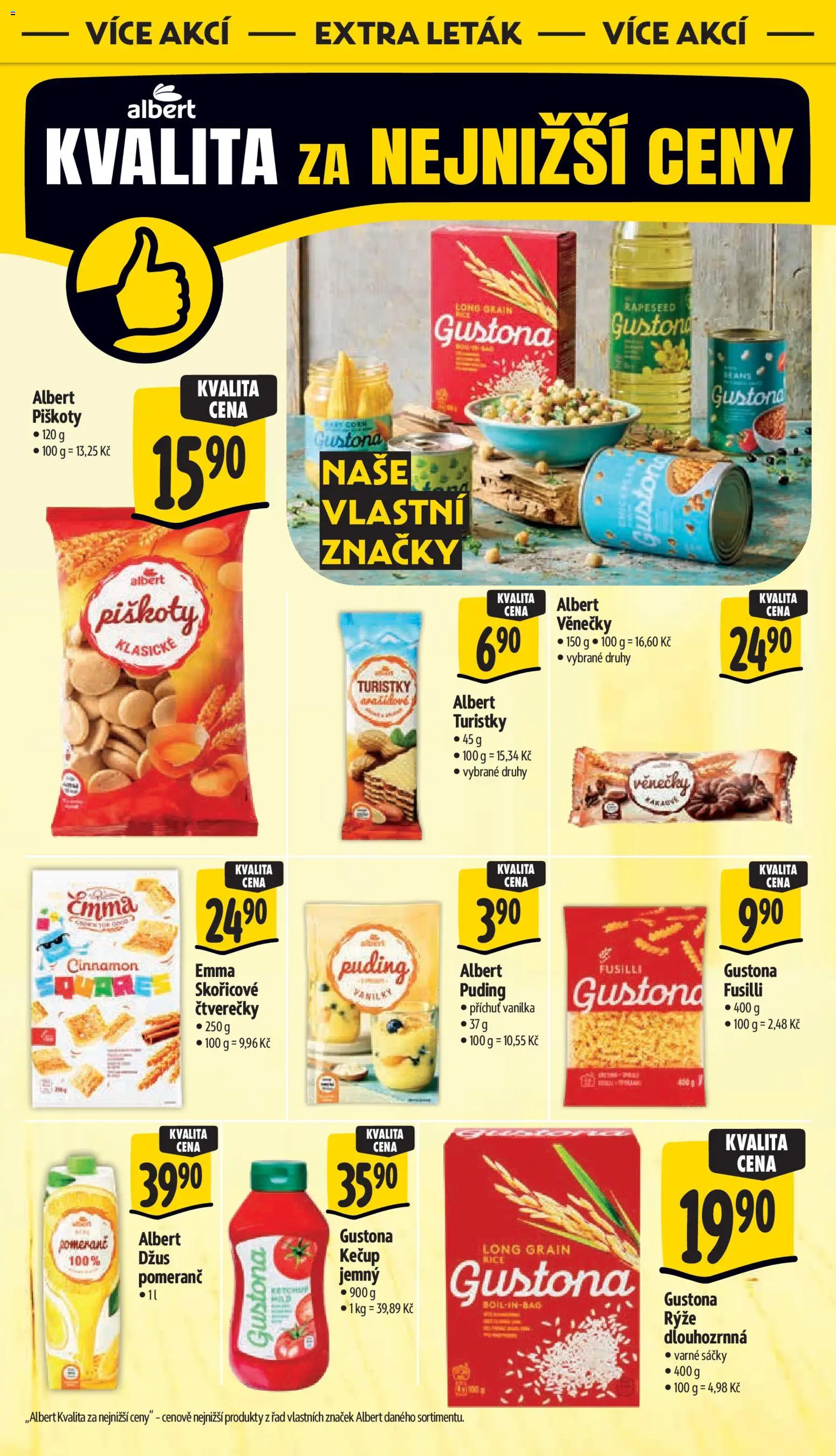 Albert leták - Supermarket - Šumperk od 16.09.2026 | Strana: 9 | Produkty: Rýže, Kečup, Vanilka, Věnečky