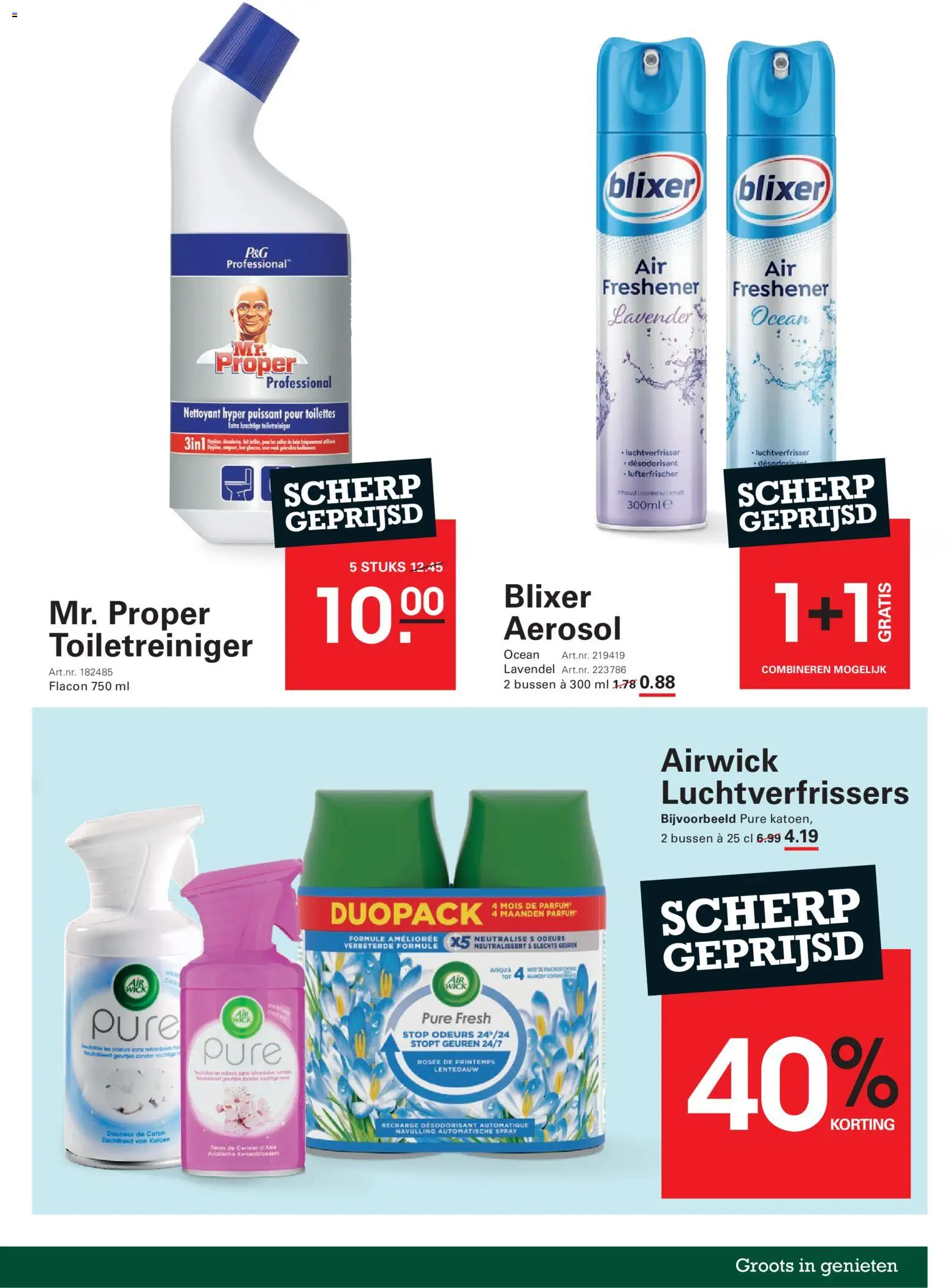 {H1} | Pagina: 77 | Producten: Geuren, Luchtverfrisser, Parfum